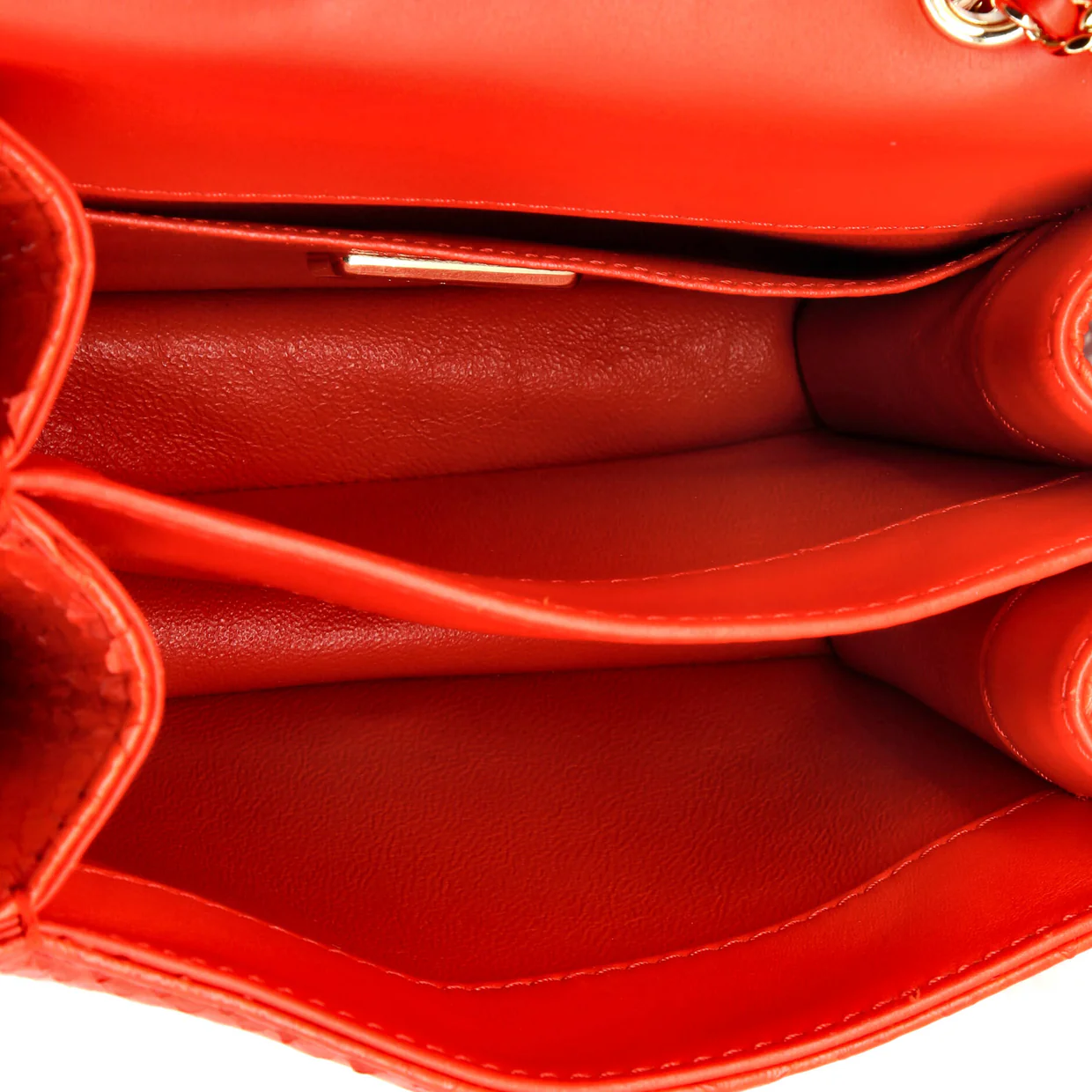 Braided Chic Flap Bag Python Small - Deep Luxury