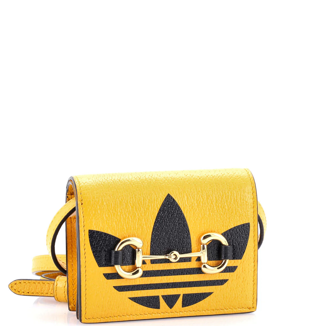 x adidas Horsebit Flap Card Case on Strap Leather - Deep Luxury