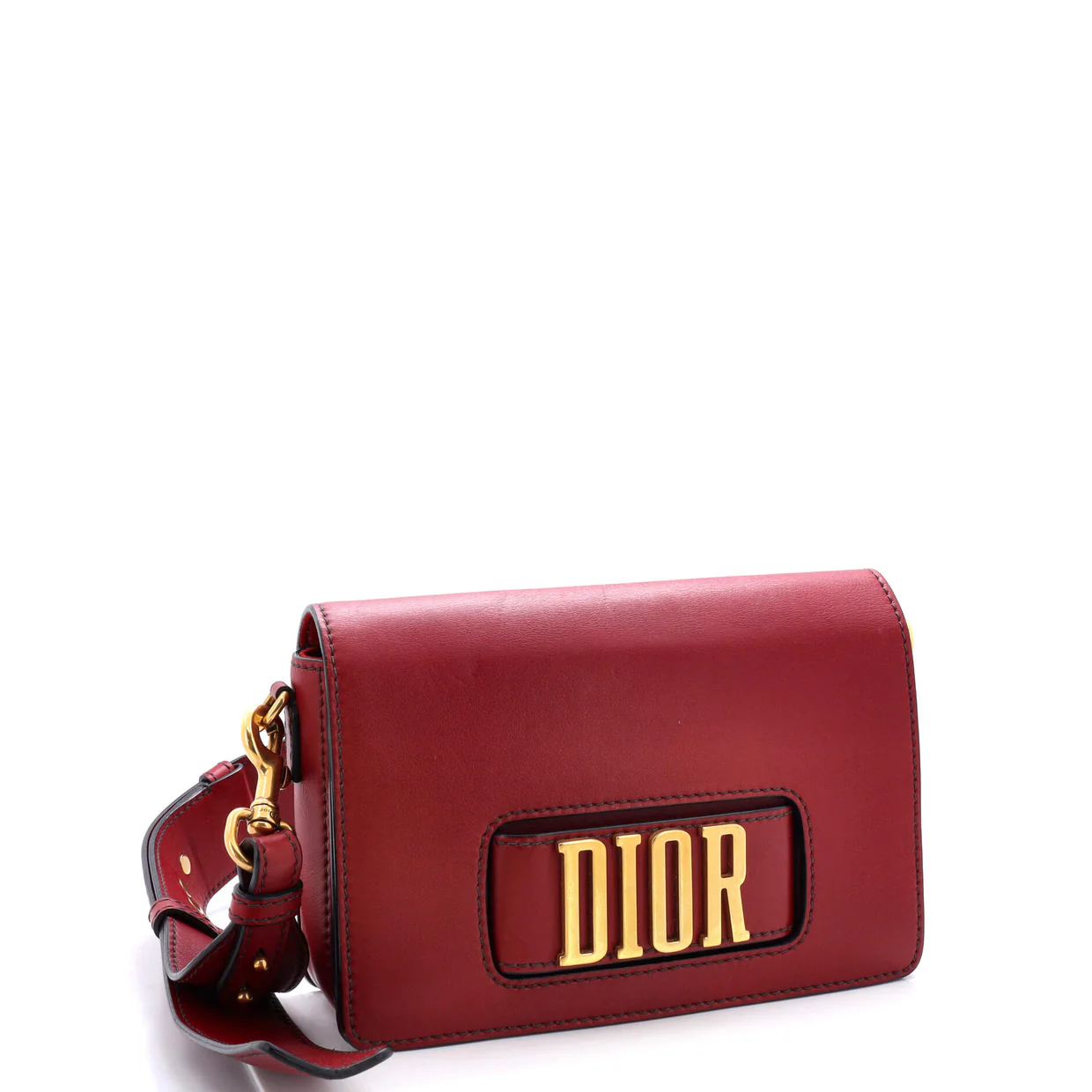 Dio(r)evolution Flap Bag Leather Medium - Deep Luxury