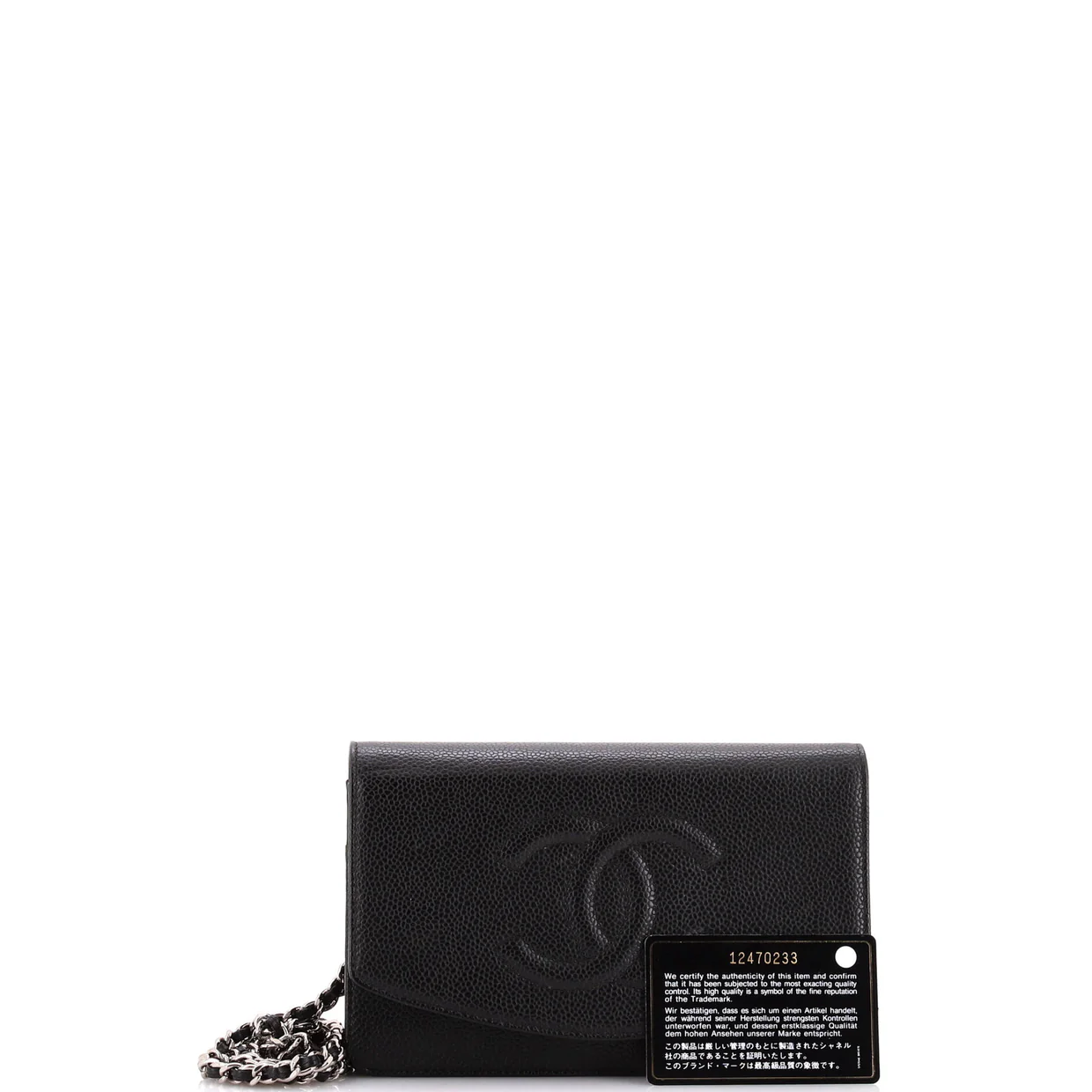 Vintage Timeless Wallet on Chain Caviar - Deep Luxury