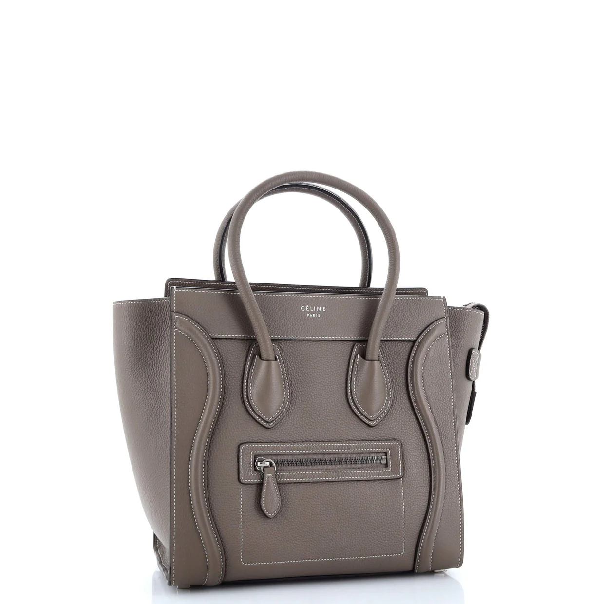 Luggage Bag Grainy Leather Micro - Deep Luxury