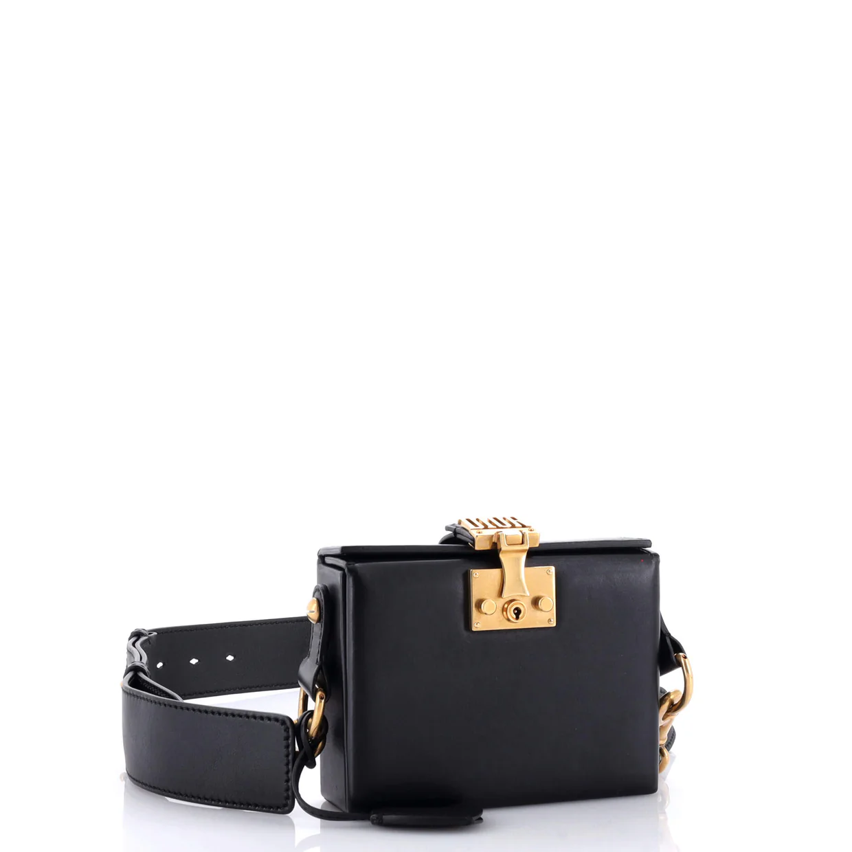 Dioraddict Lockbox Bag Leather Small - Deep Luxury