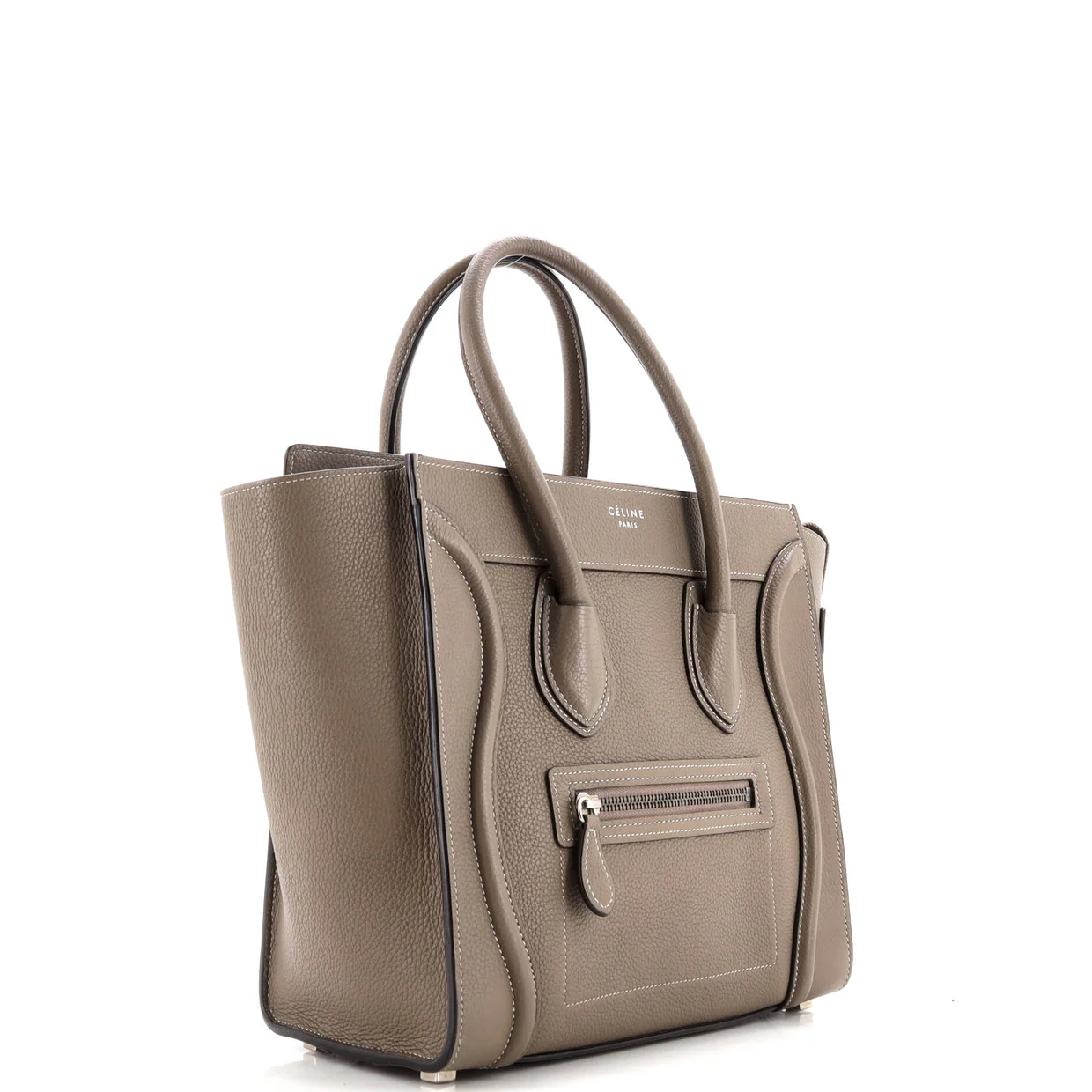Luggage Bag Grainy Leather Micro - Deep Luxury