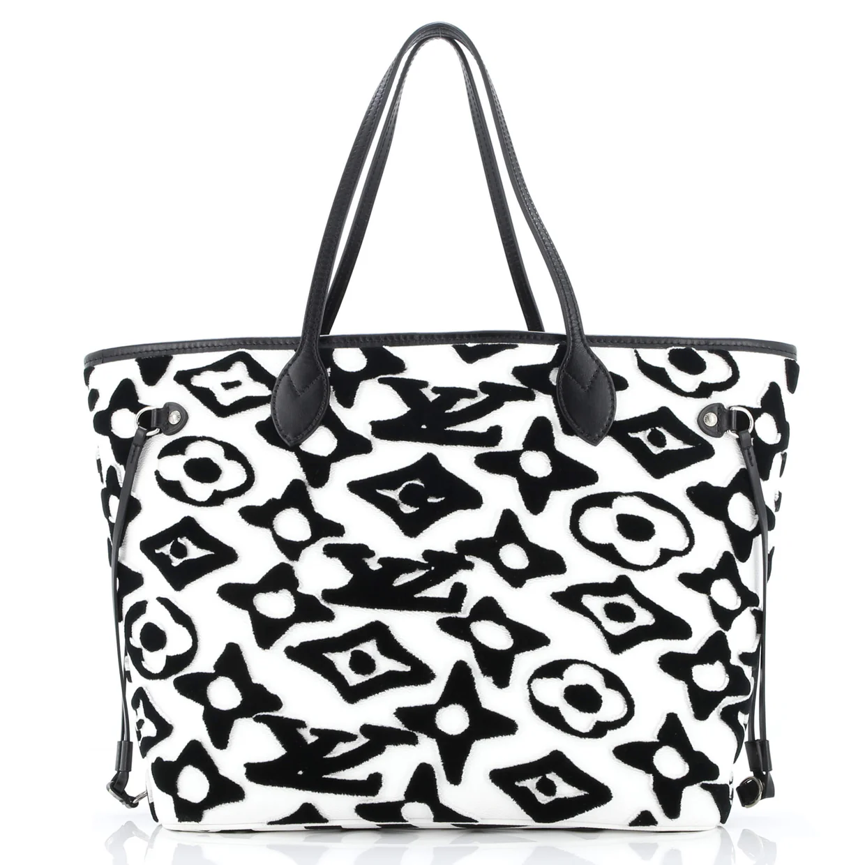 Neverfull NM Tote Limited Edition Urs Fischer Tufted Monogram Canvas MM - Deep Luxury