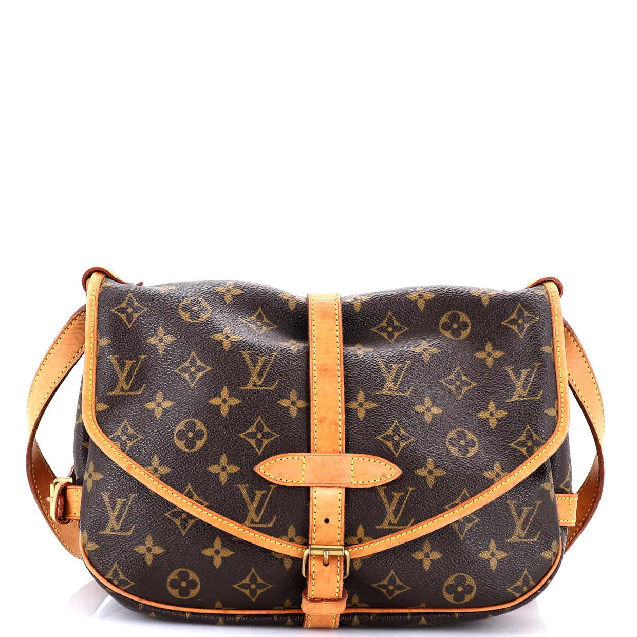 Saumur Handbag Monogram Canvas 30 - Deep Luxury