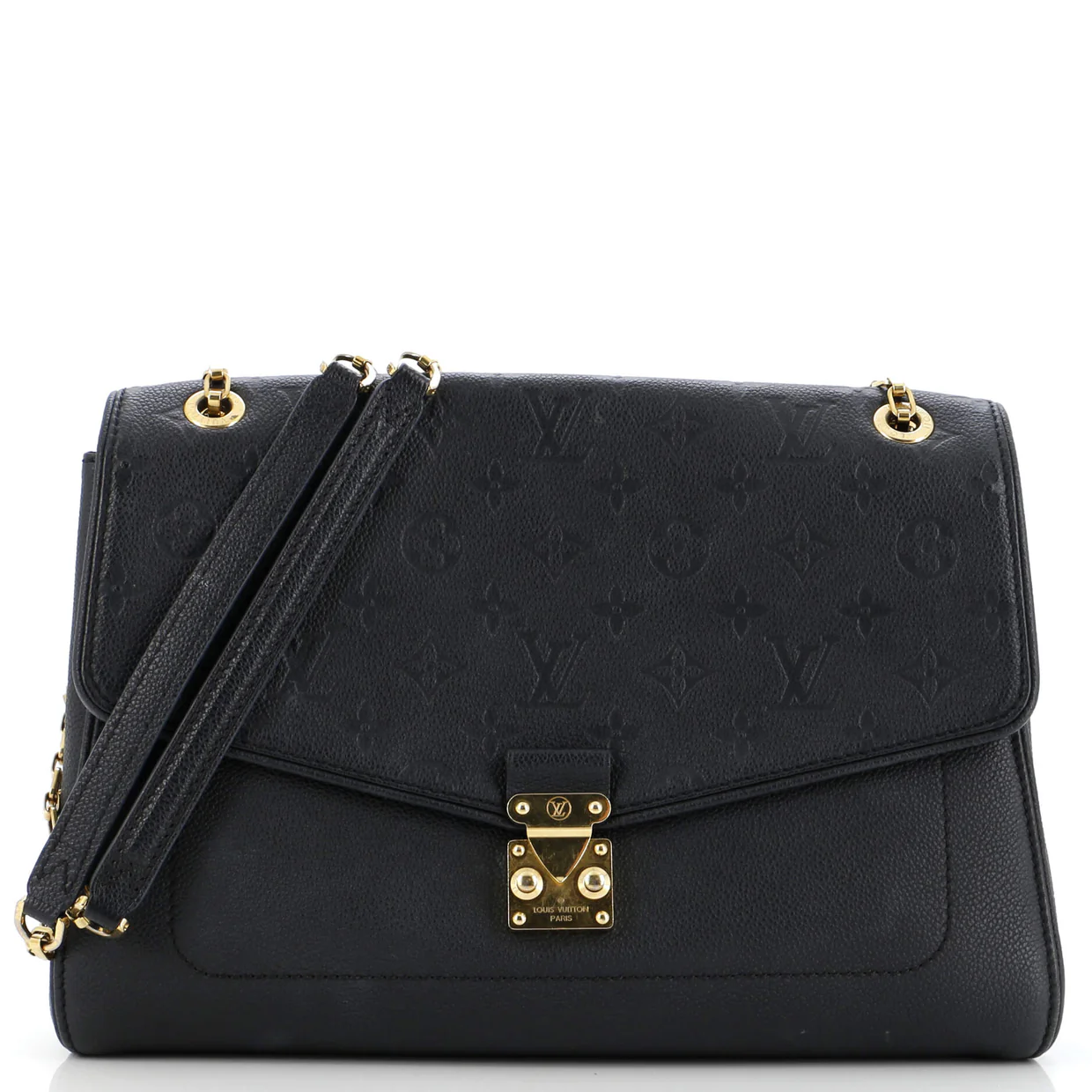 Saint Germain Handbag Monogram Empreinte Leather MM - Deep Luxury