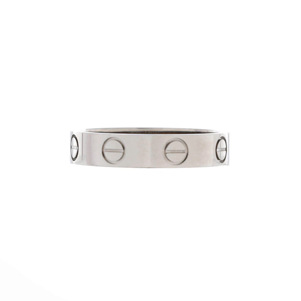 Love Wedding Band Ring Platinum - Deep Luxury