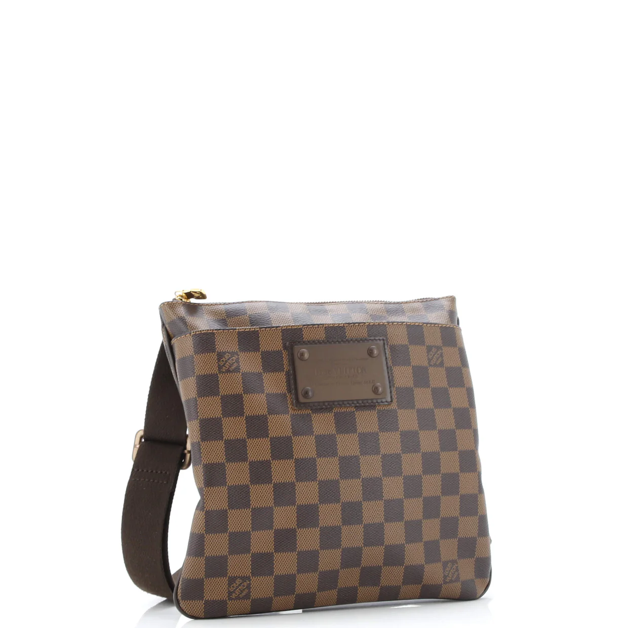 Brooklyn Pochette Plate Damier - Deep Luxury