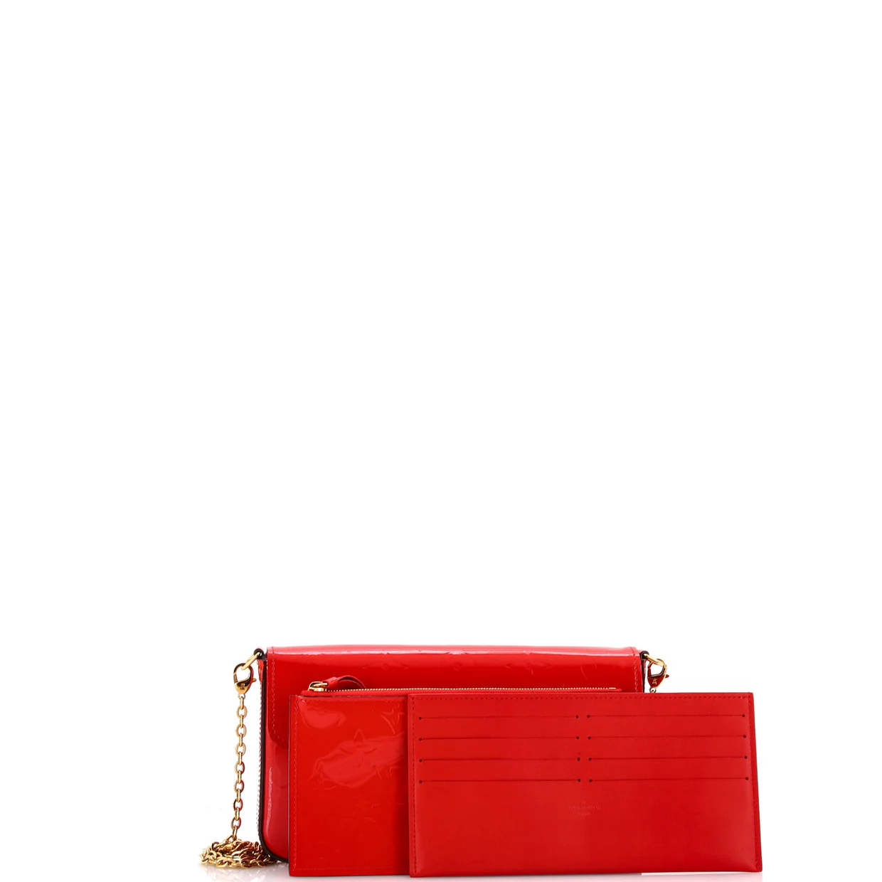 Felicie Pochette Monogram Vernis - Deep Luxury