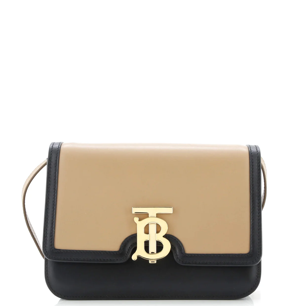 TB Flap Bag Leather Small - Deep Luxury