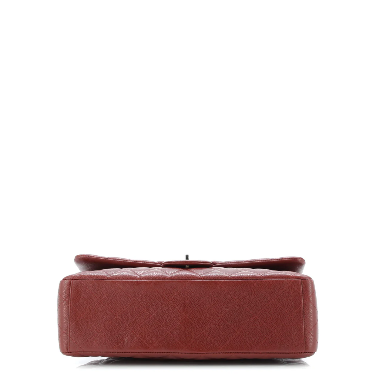 Classic Double Flap Bag Quilted Caviar Maxi - Deep Luxury