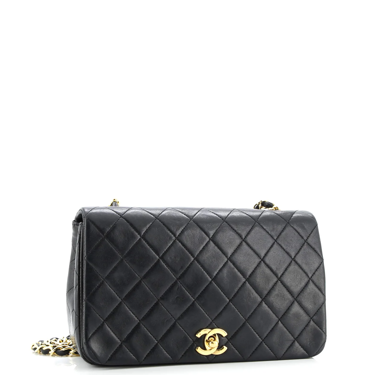 Vintage Full Flap Bag Quilted Lambskin Medium - Deep Luxury