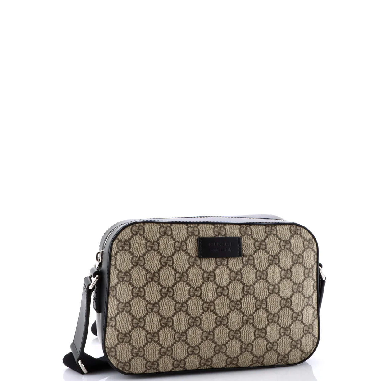 Camera Shoulder Bag GG Coated Canvas Small - Deep Luxury