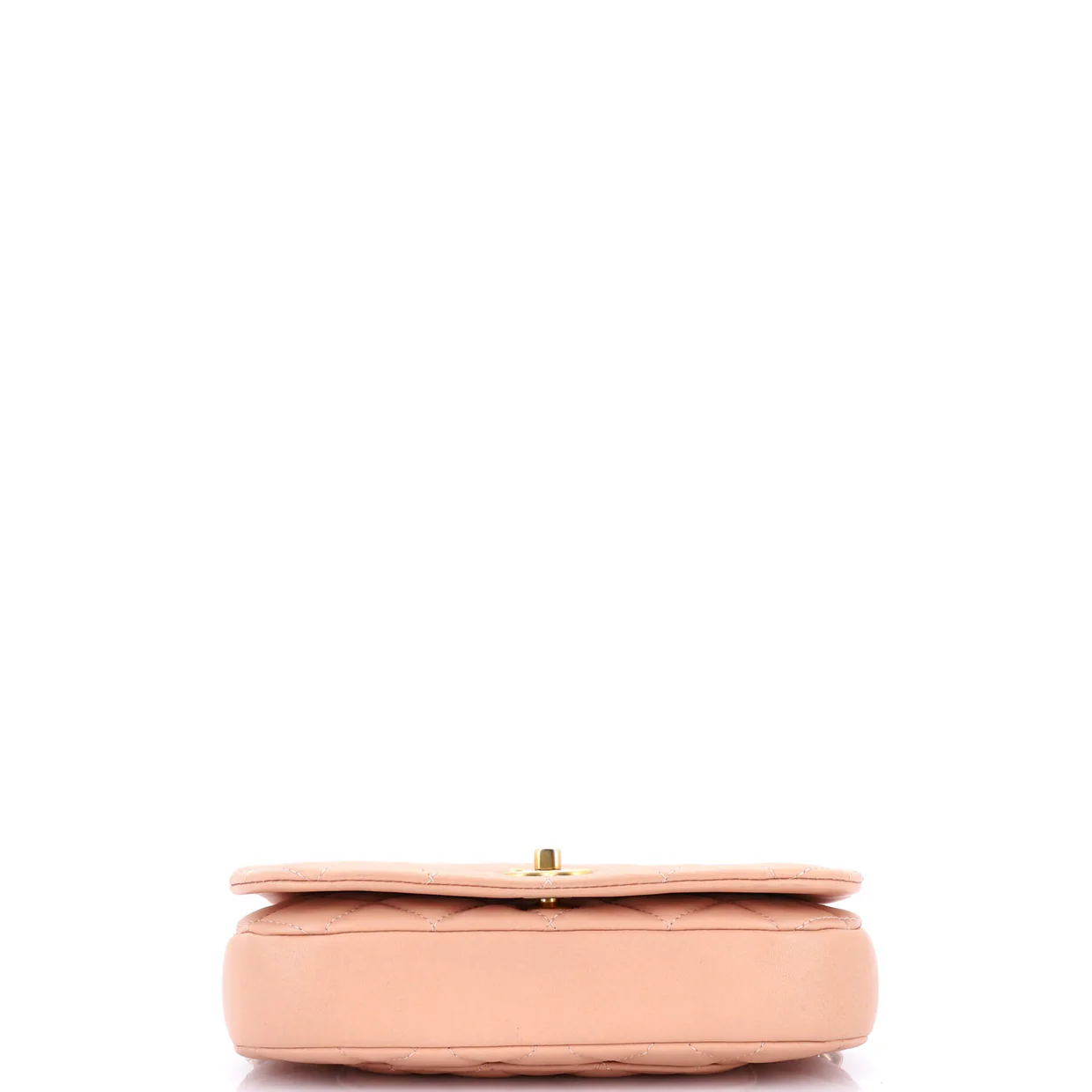 Coco Mail Clutch with Chain Quilted Calfskin - Deep Luxury