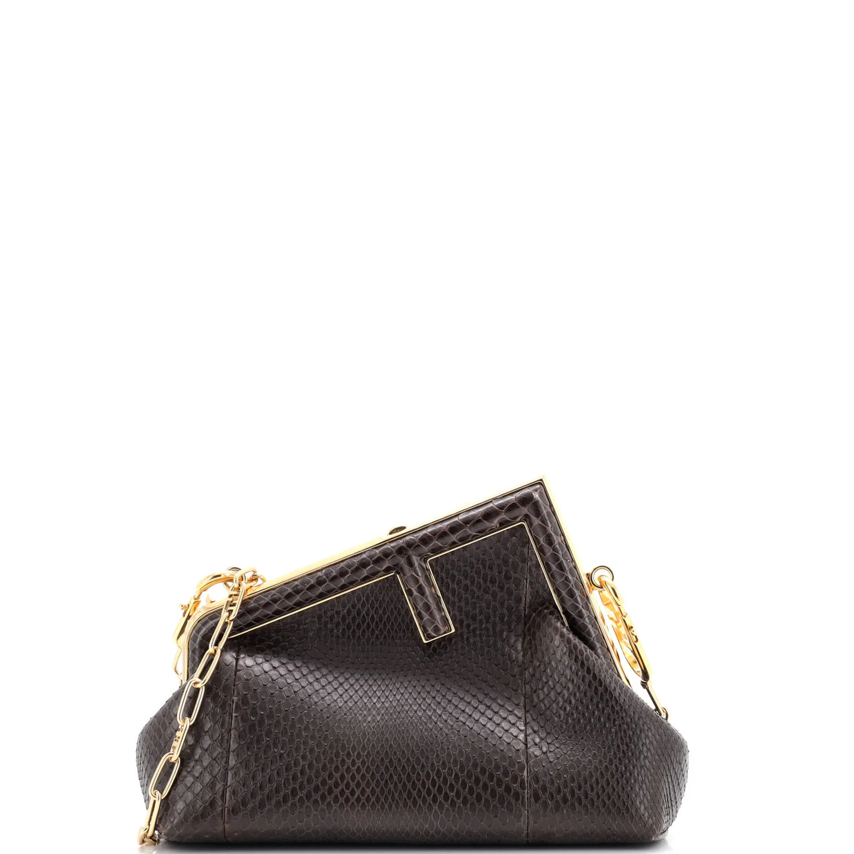 First Bag Python Small - Deep Luxury