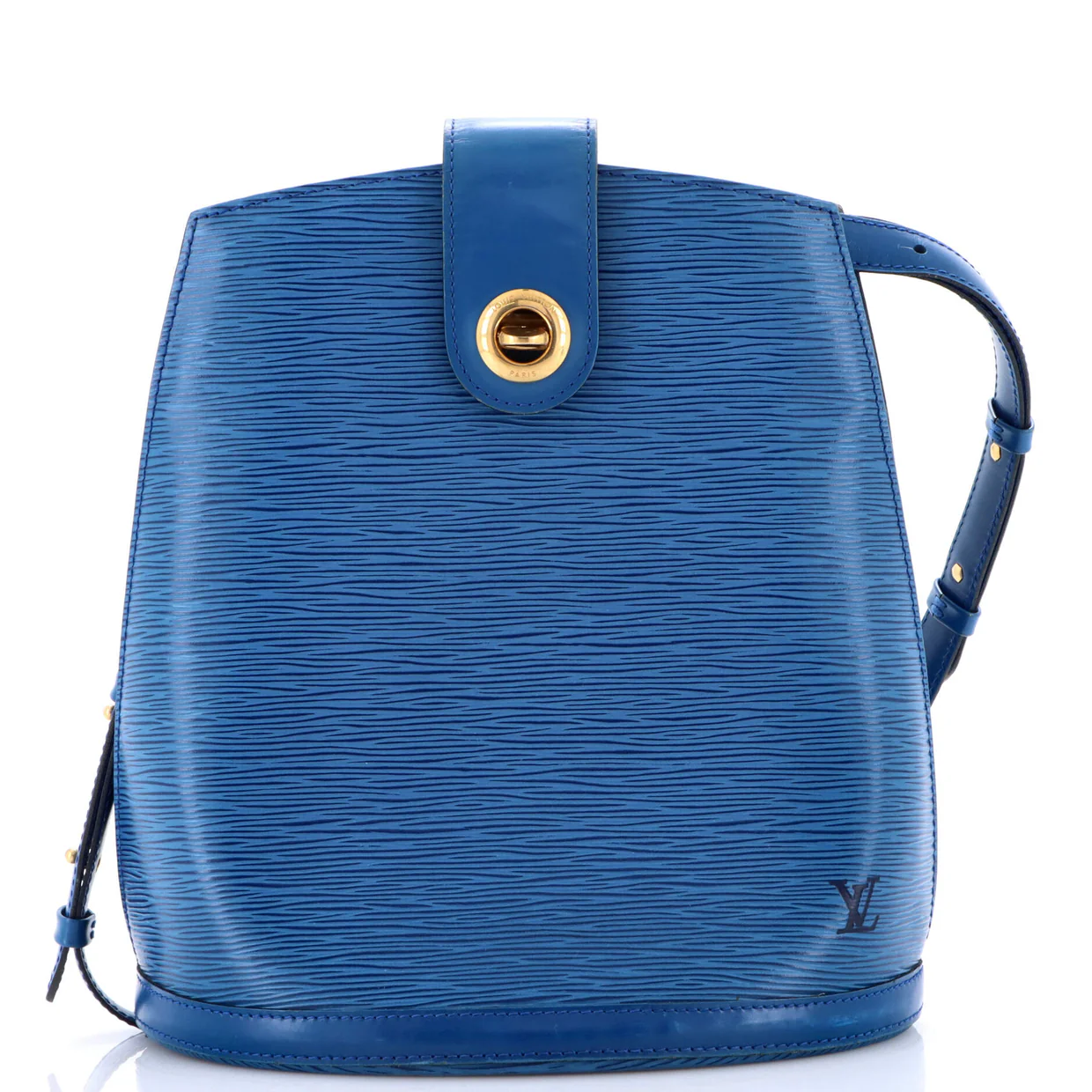 Cluny Shoulder Bag Epi Leather - Deep Luxury