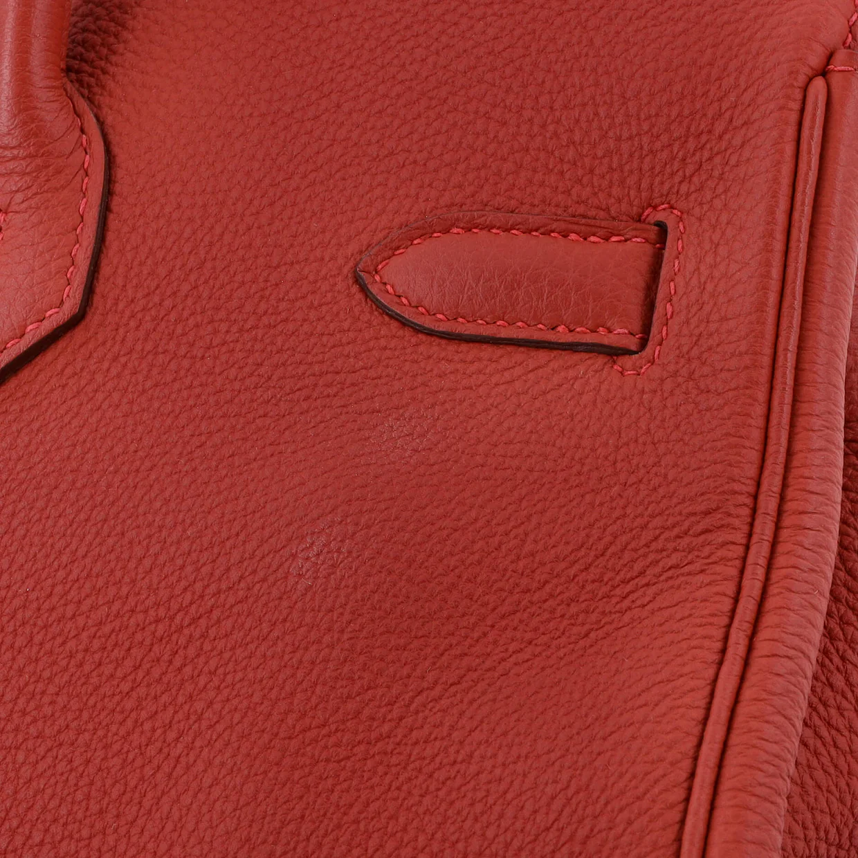 Birkin Handbag Géranuim Togo with Palladium Hardware 35 - Deep Luxury