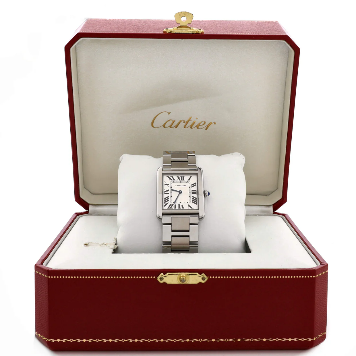 Tank Solo Quartz Watch Stainless Steel 27 - Deep Luxury