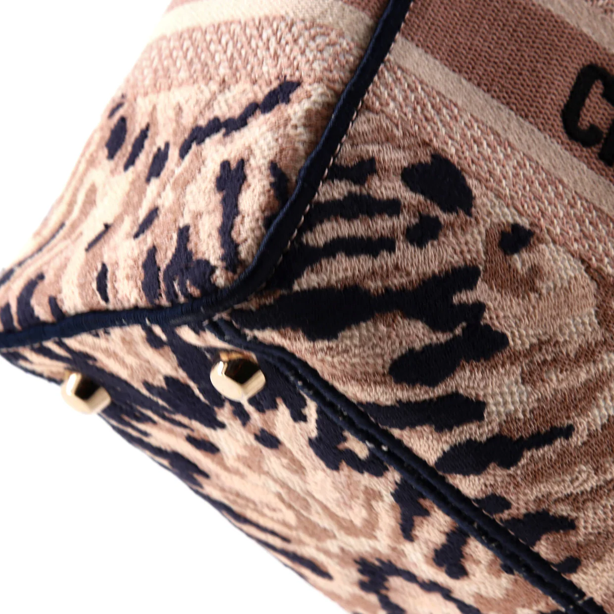 Lady D-Lite Bag Embroidered Canvas Medium - Deep Luxury