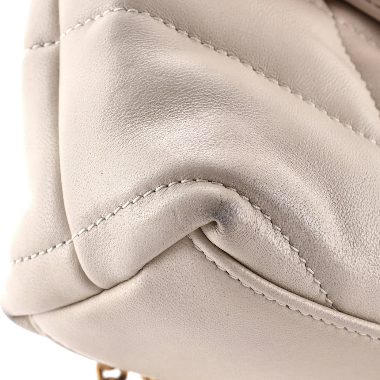 Loulou Puffer Shoulder Bag Quilted Leather Mini - Deep Luxury