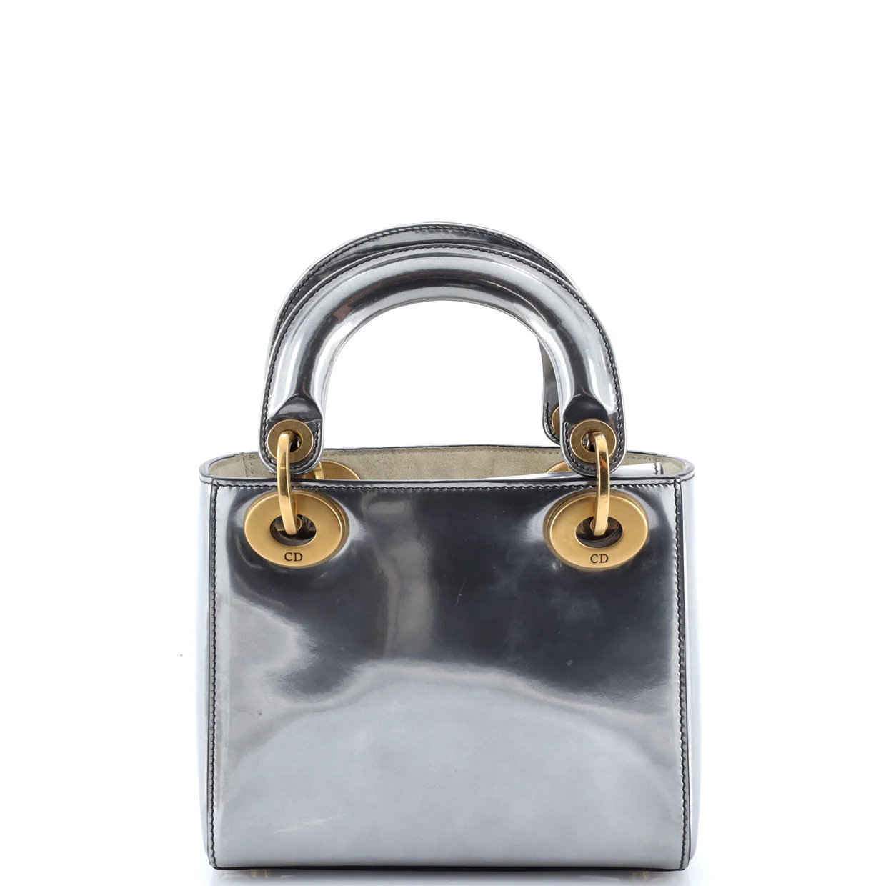 Lady Dior Chain Bag Patent Mini - Deep Luxury