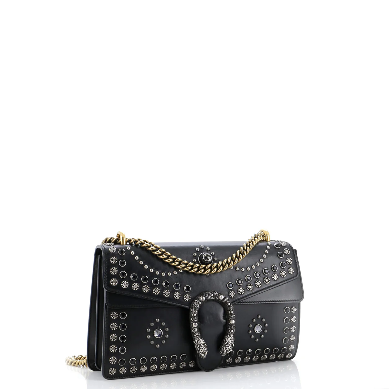 Dionysus Bag Studded Leather Small - Deep Luxury
