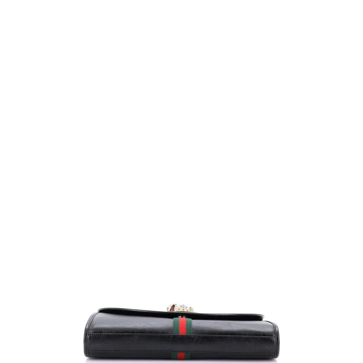 Rajah Web Chain Shoulder Bag Leather Medium - Deep Luxury