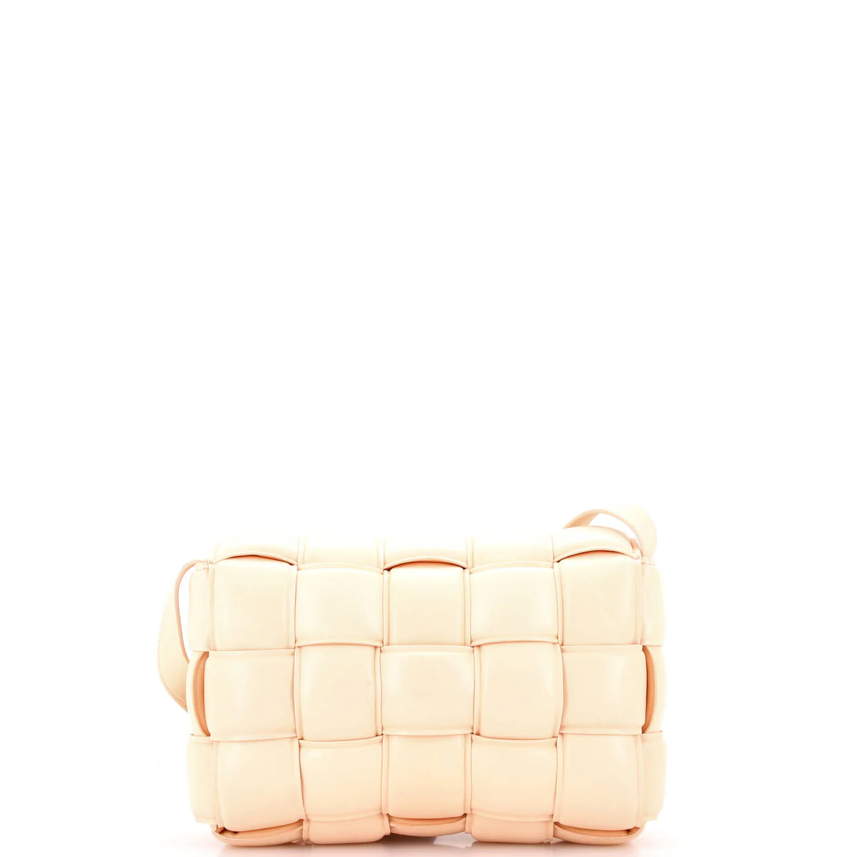 Cassette Crossbody Bag Padded Maxi Intrecciato Leather - Deep Luxury