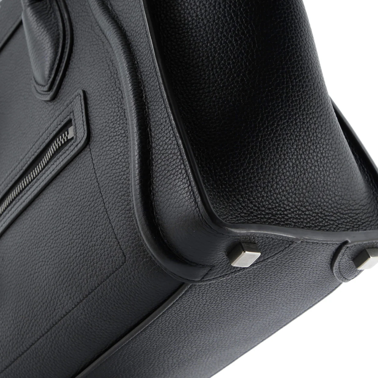 Luggage Bag Grainy Leather Micro - Deep Luxury