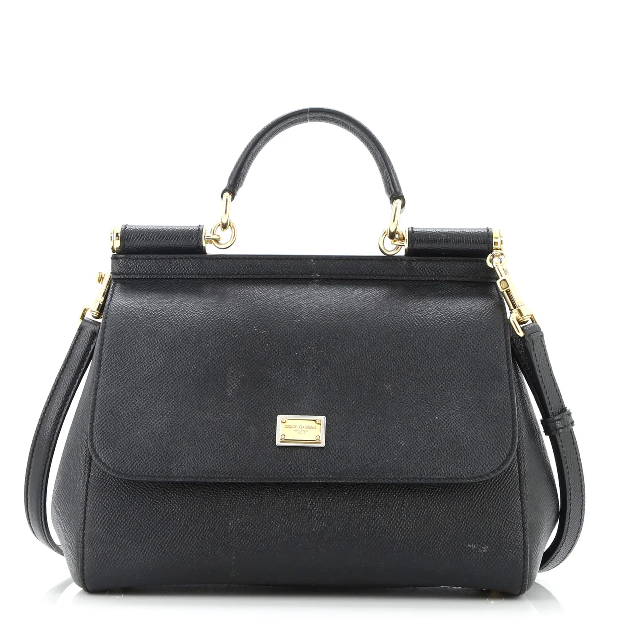 Miss Sicily Bag Leather Medium - Deep Luxury