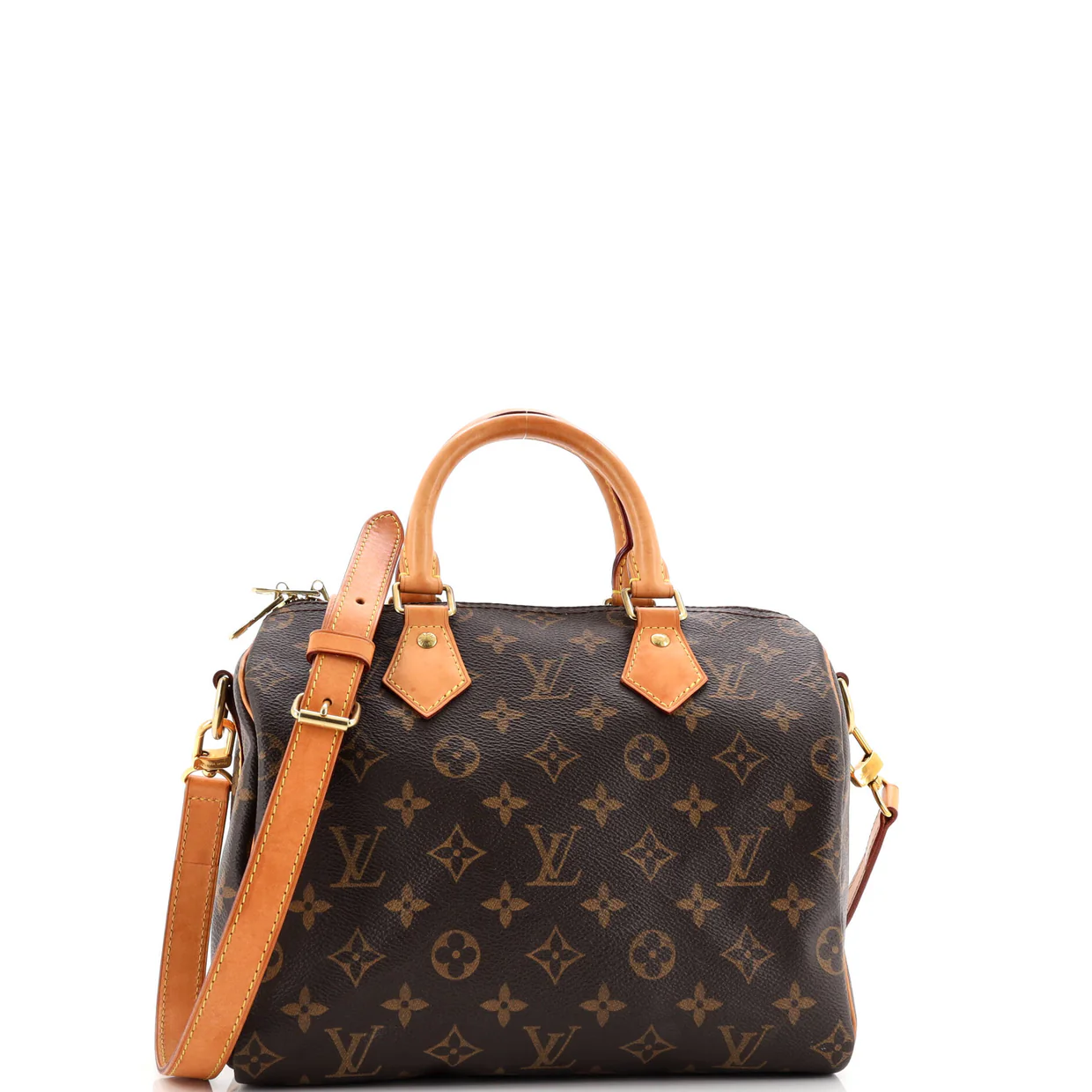 Speedy Bandouliere Bag Monogram Canvas 25 - Deep Luxury