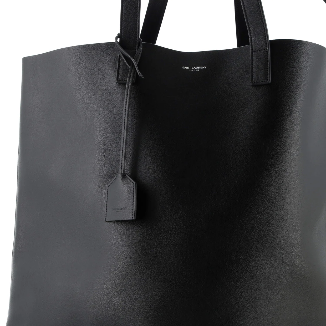 Shopper Tote Leather Tall - Deep Luxury