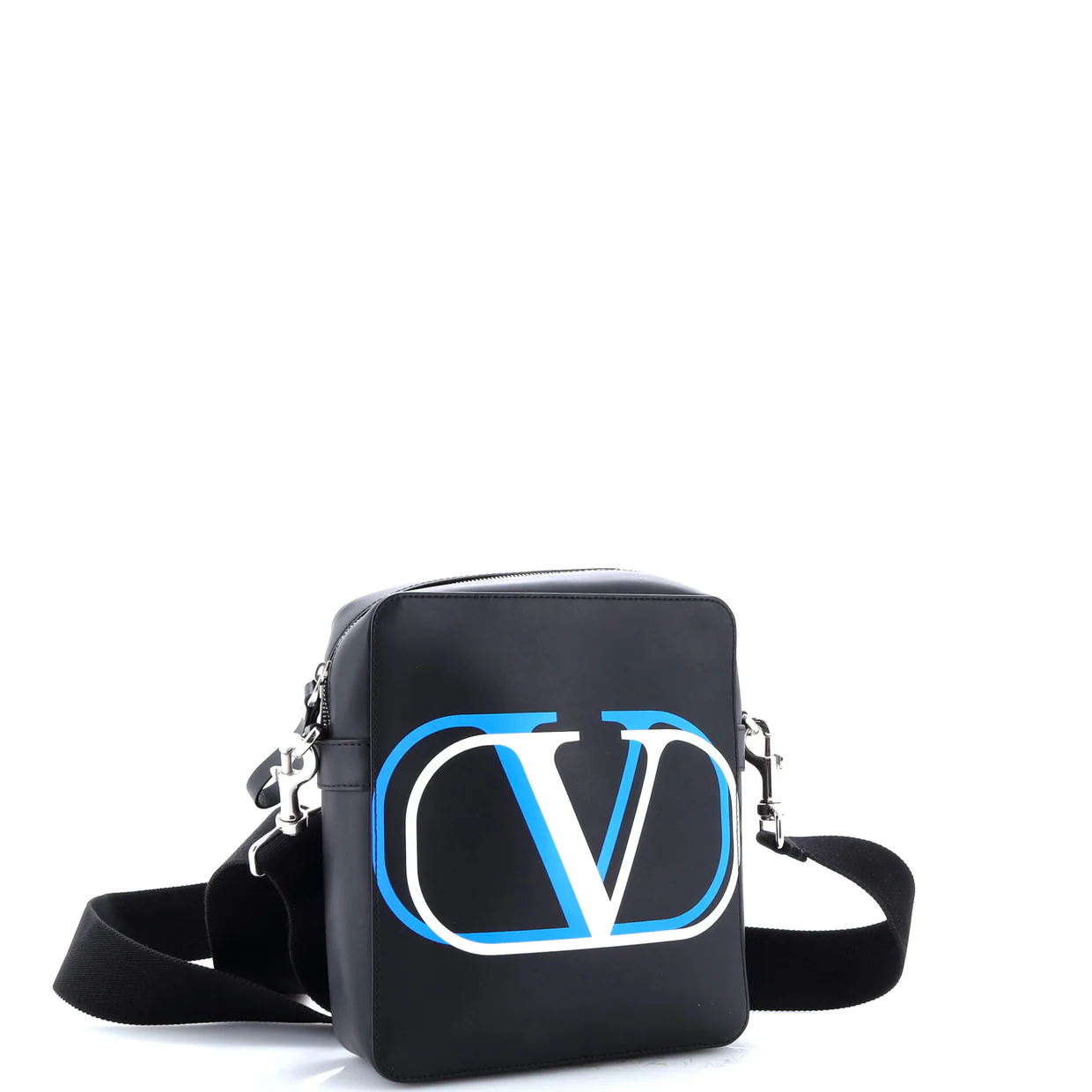 Vlogo Square Crossbody Bag Printed Leather Small - Deep Luxury