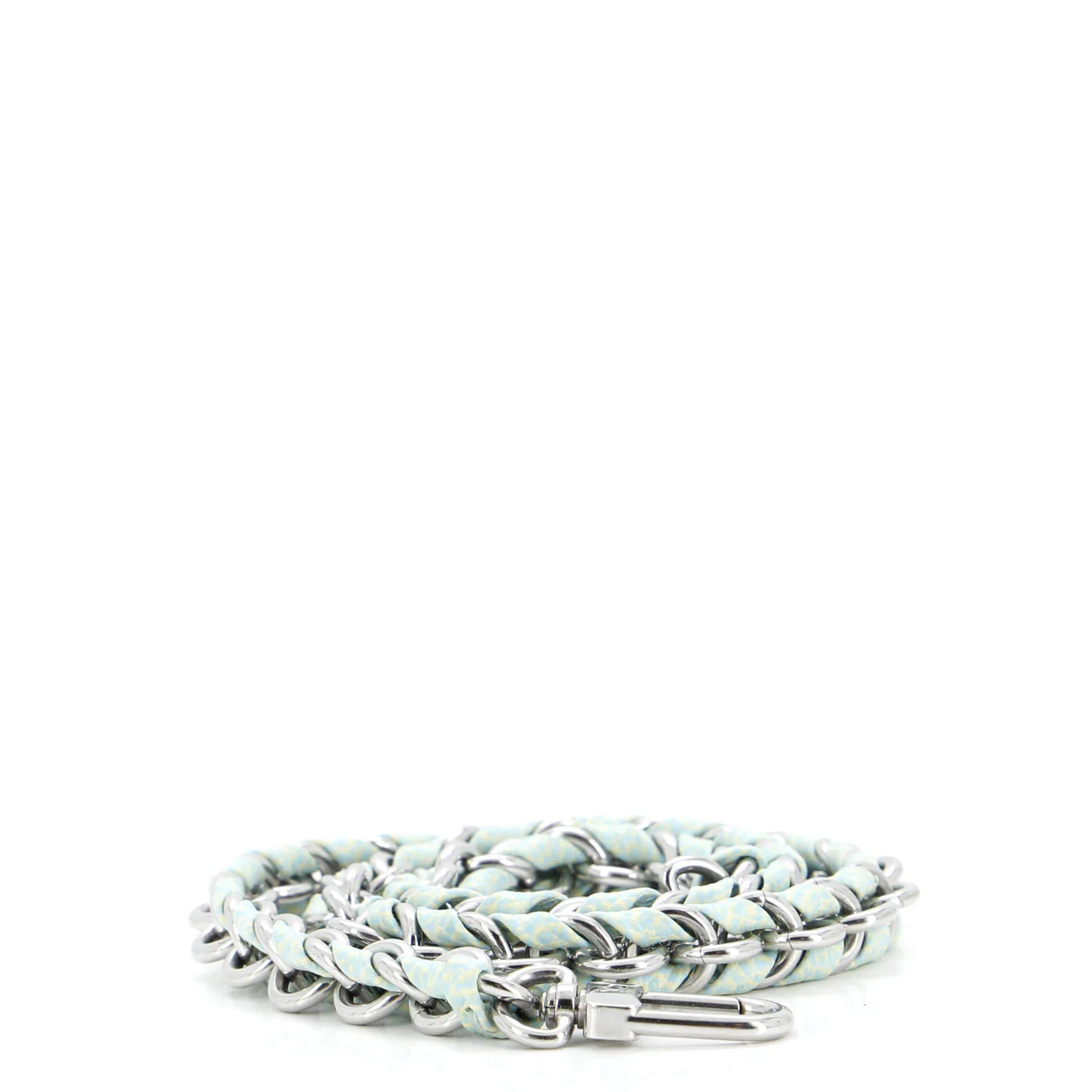 Multi Pochette Accessoires Woven Chain Strap Leather and Metal - Deep Luxury