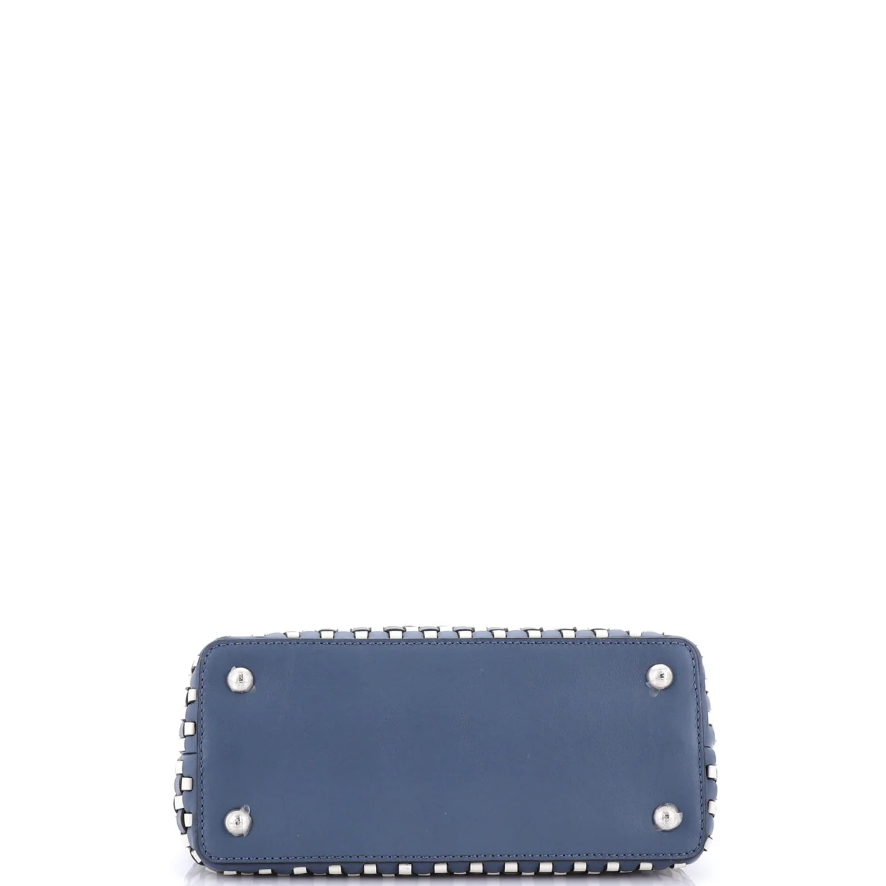 Peekaboo Bag Braided Leather Mini - Deep Luxury