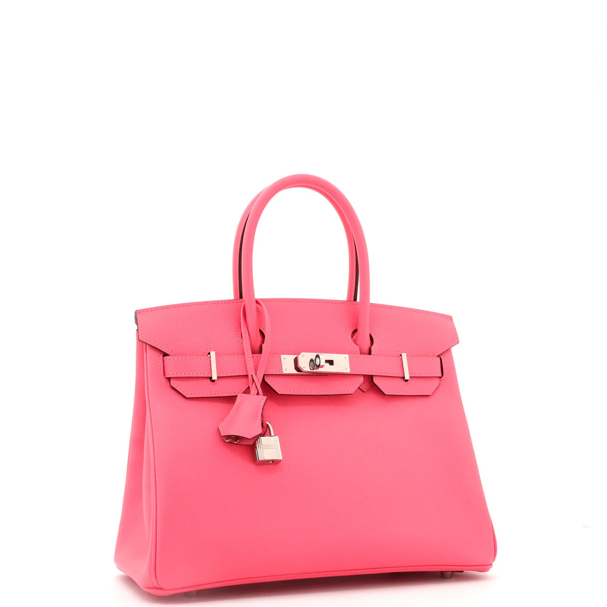 Birkin Handbag Rose Azalée Epsom with Palladium Hardware 30 - Deep Luxury