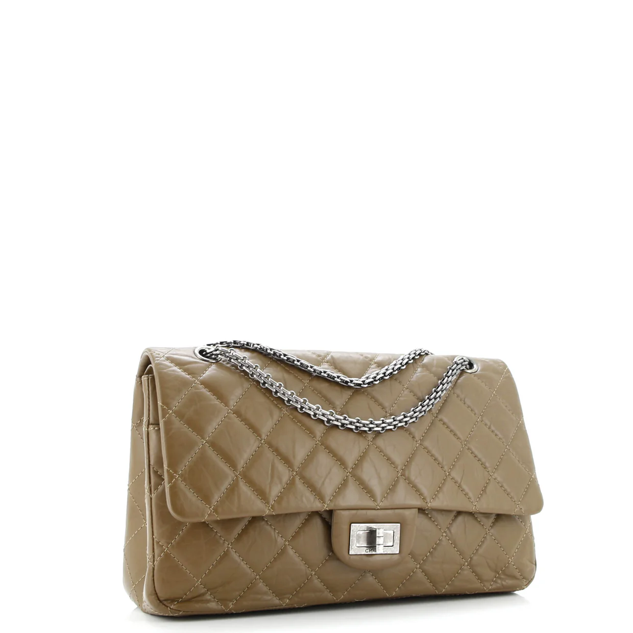 Reissue 2.55 Flap Bag Quilted Aged Calfskin 227 - Deep Luxury