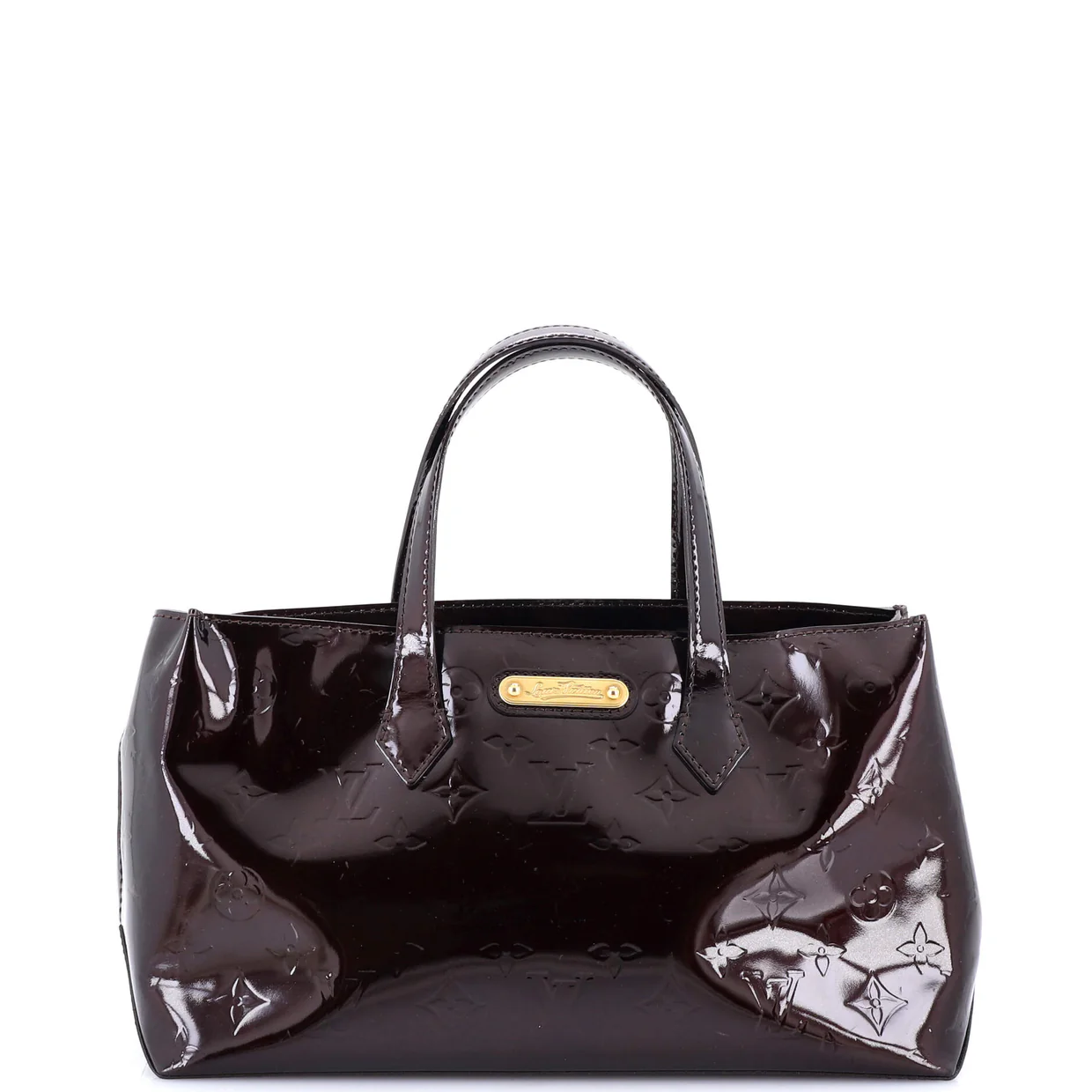 Wilshire Handbag Monogram Vernis PM - Deep Luxury