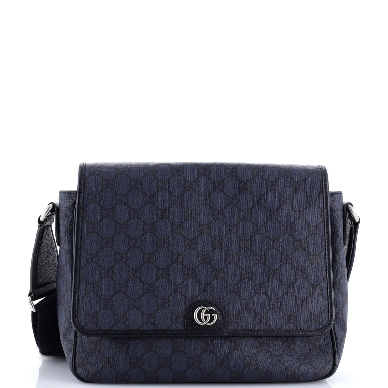 Ophidia Flap Messenger Bag GG Coated Canvas Medium - Deep Luxury