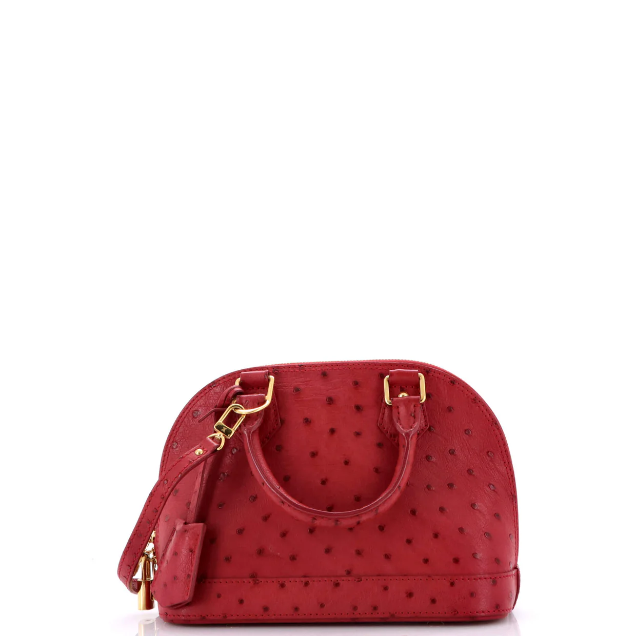 Alma Handbag Ostrich BB - Deep Luxury
