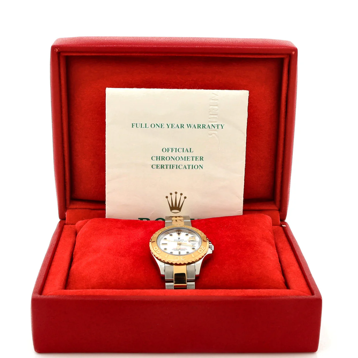 Oyster Perpetual Yacht-Master Automatic Watch Stainless Steel and Yellow Gold 29 - Deep Luxury