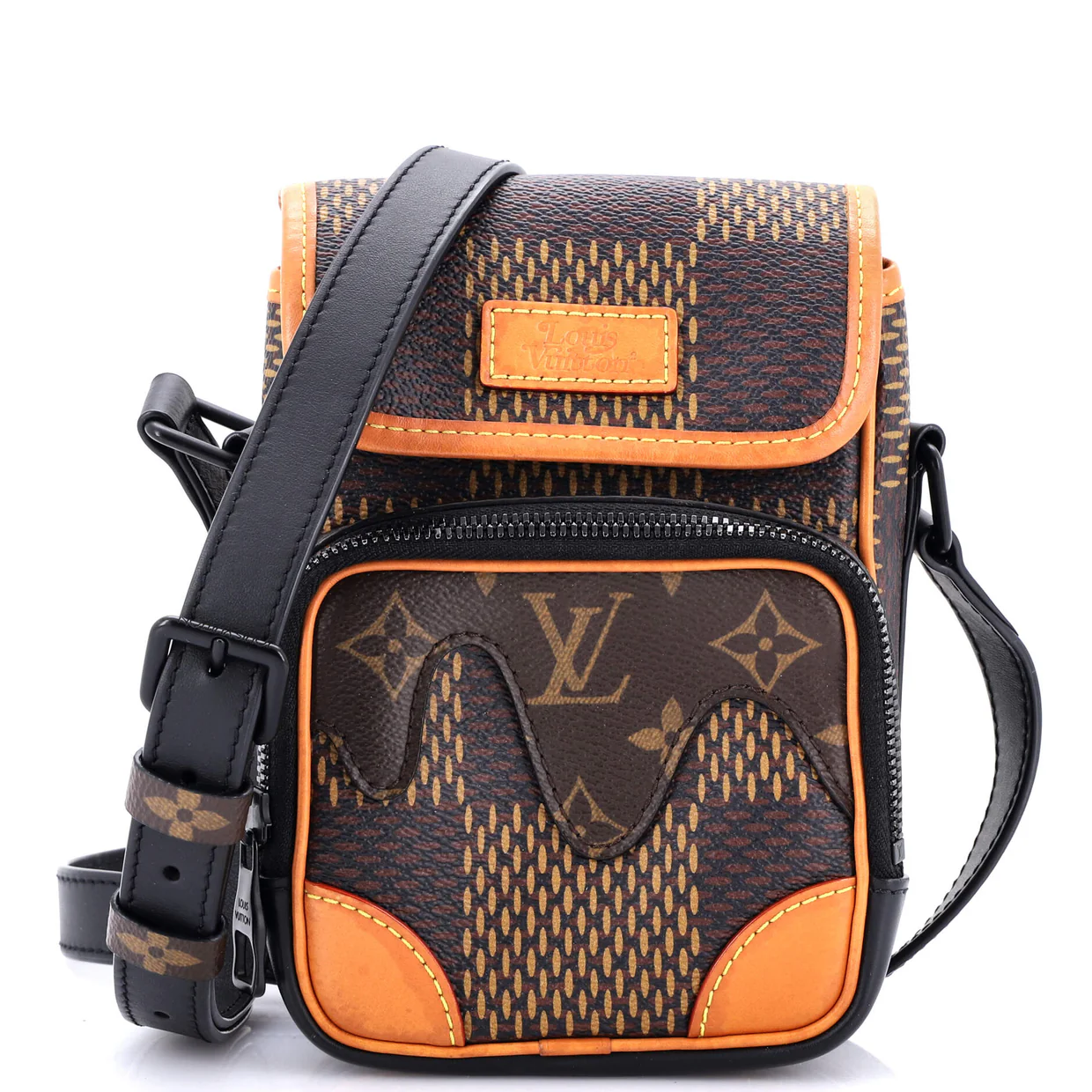 Nigo Amazone Messenger Bag Limited Edition Giant Damier and Monogram Canvas Nano - Deep Luxury