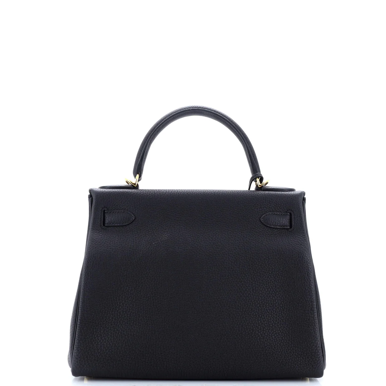 Kelly Handbag Noir Togo with Gold Hardware 28 - Deep Luxury