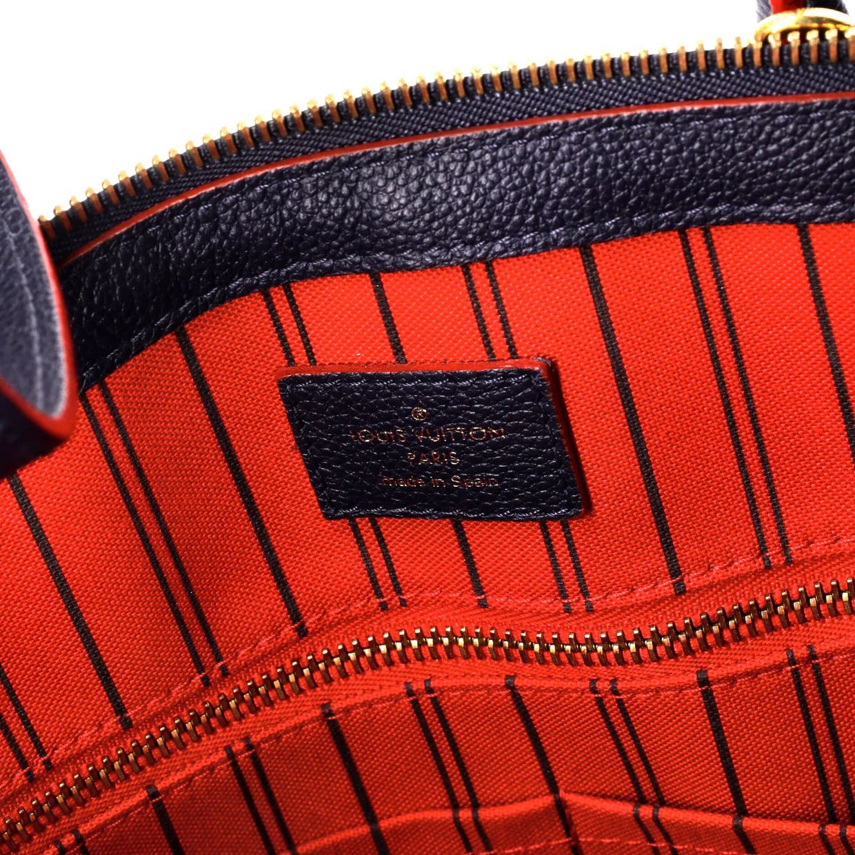 Pont Neuf Handbag Monogram Empreinte Leather MM - Deep Luxury