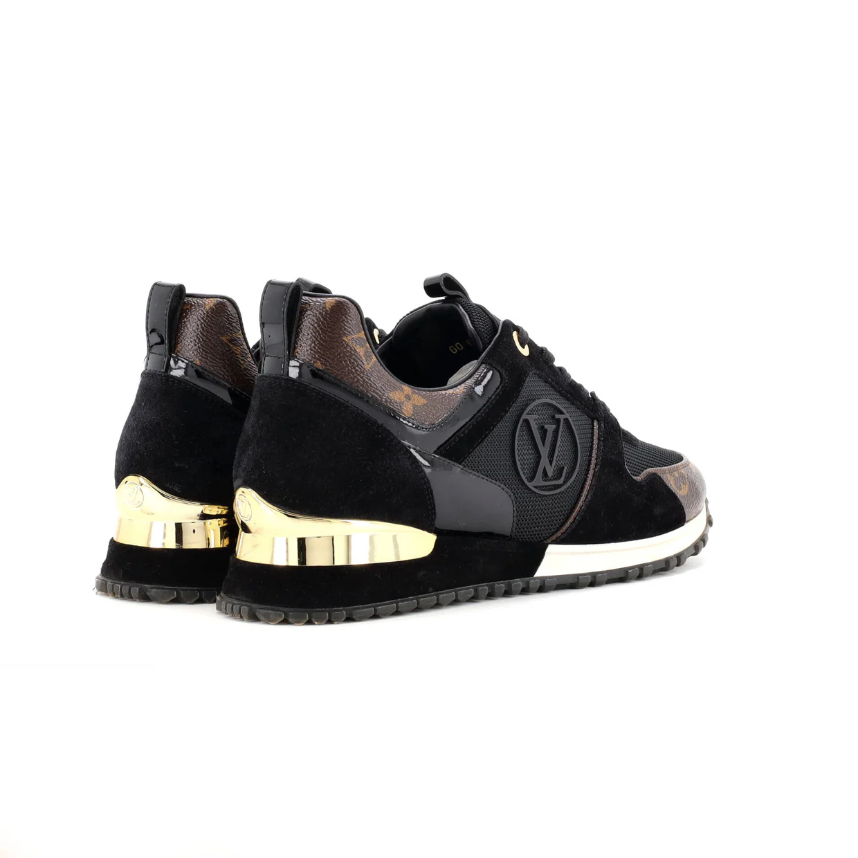 Women's Run Away Sneakers Mesh with Monogram Canvas and Suede - Deep Luxury