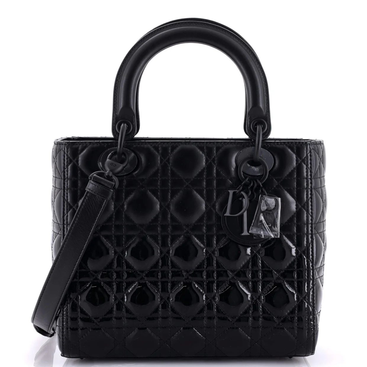 Lady Dior Bag Cannage Quilt Gradient Patent Medium - Deep Luxury