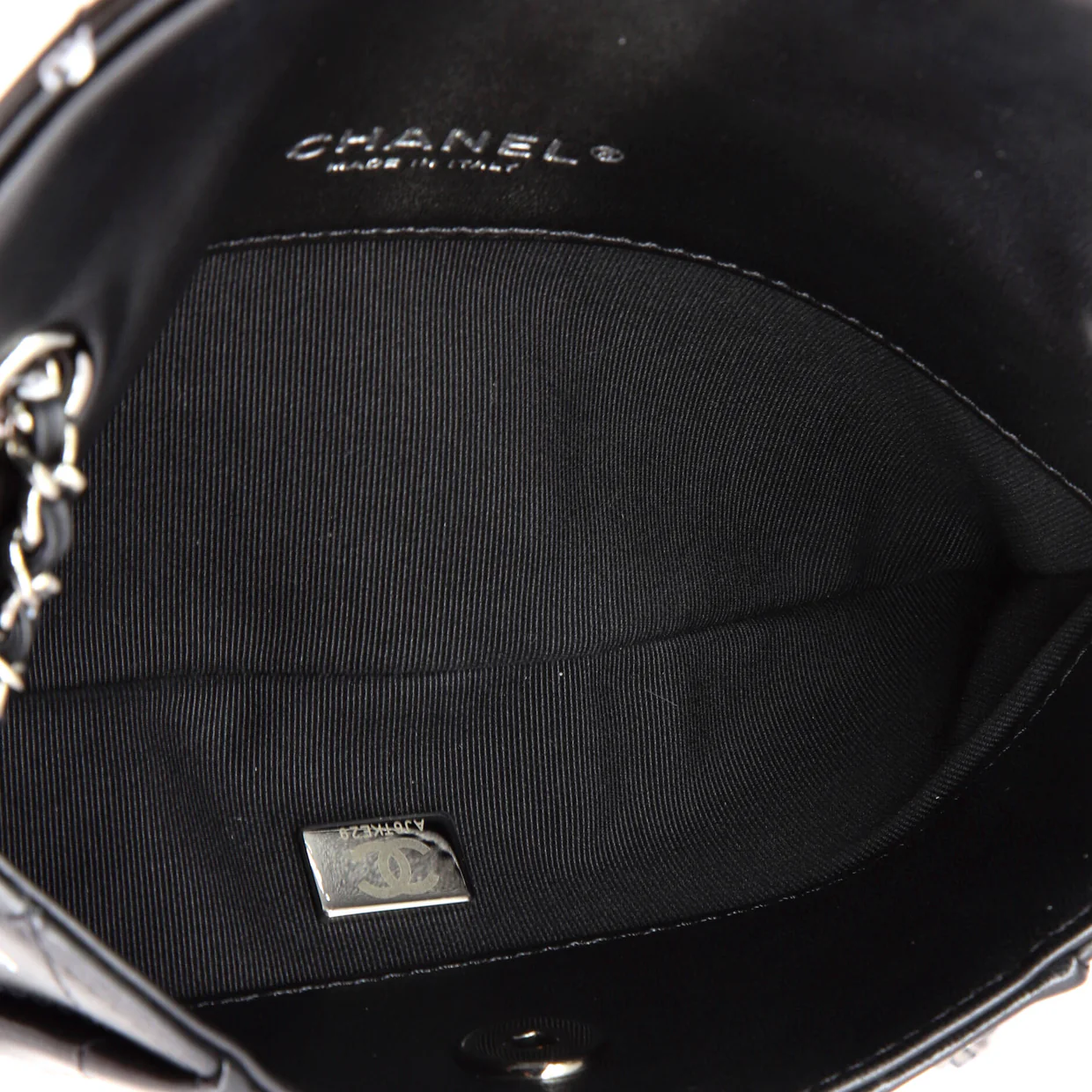 CC Envelope Chain Clutch Printed Lambskin - Deep Luxury