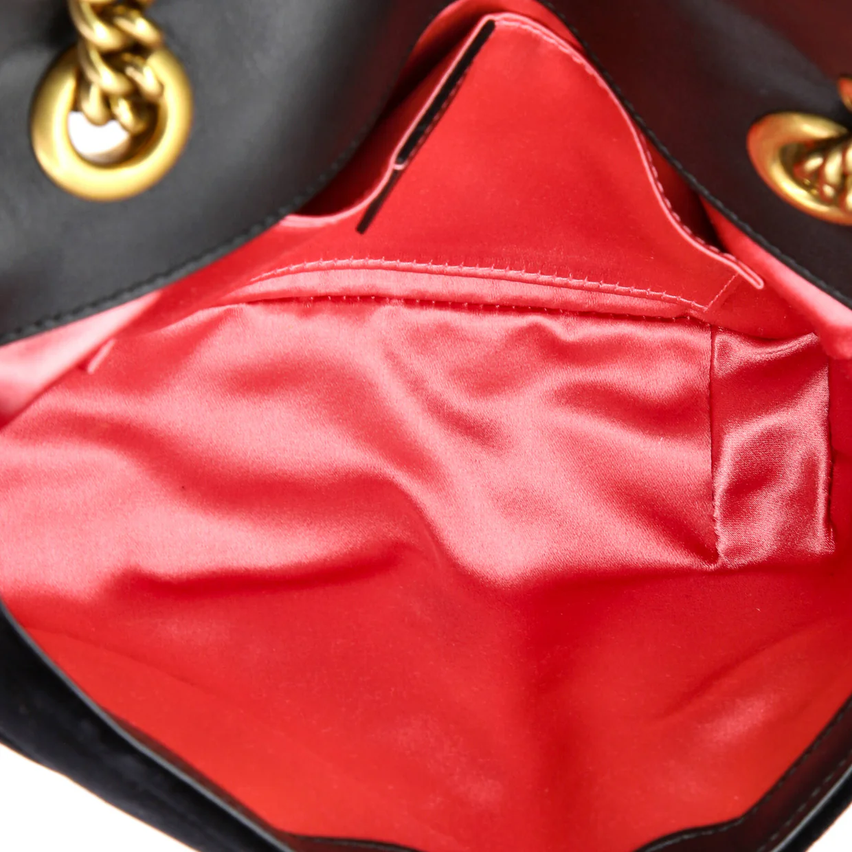 GG Marmont Flap Bag Matelasse Velvet Mini - Deep Luxury