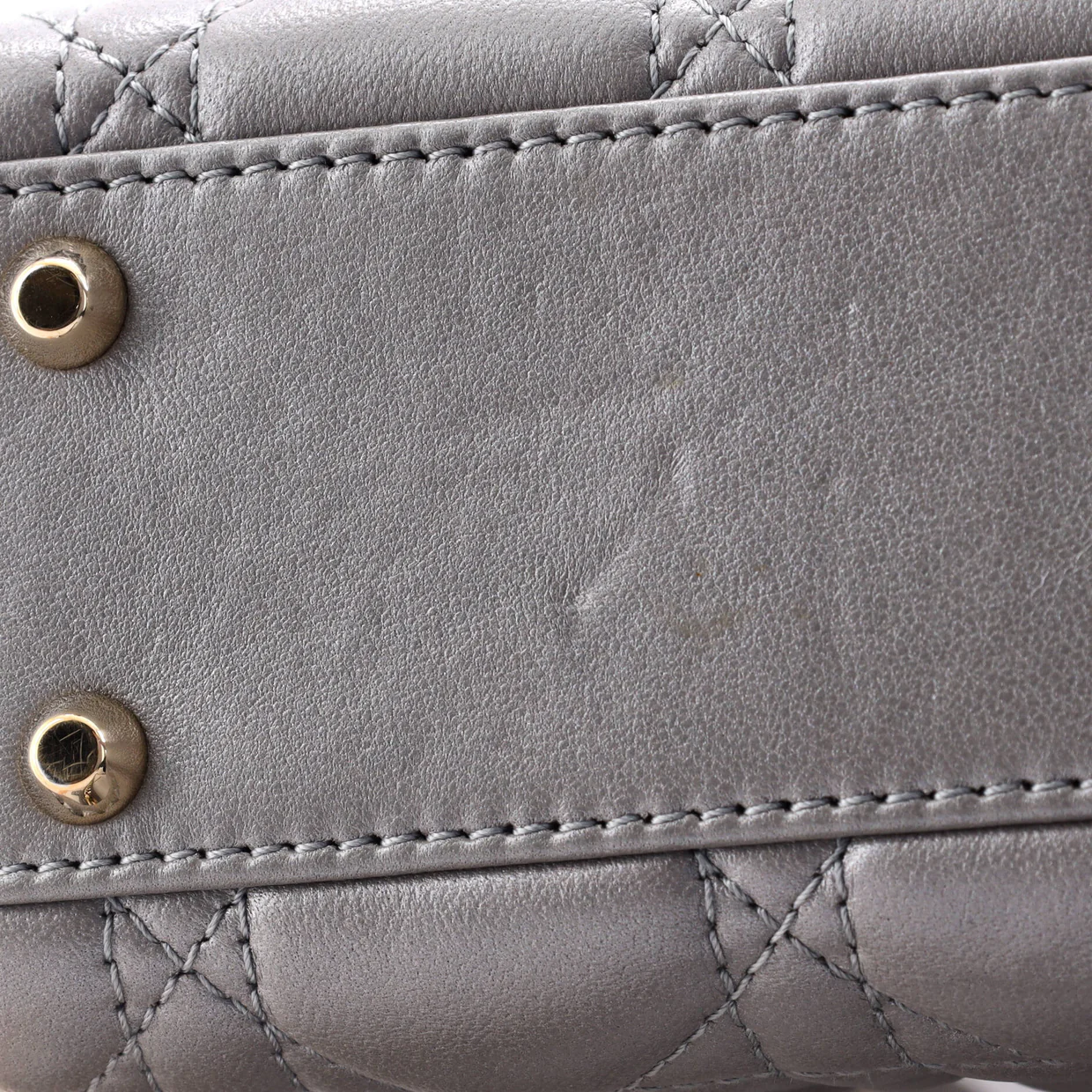 Lady Dior Chain Bag Cannage Quilt Lambskin Mini - Deep Luxury