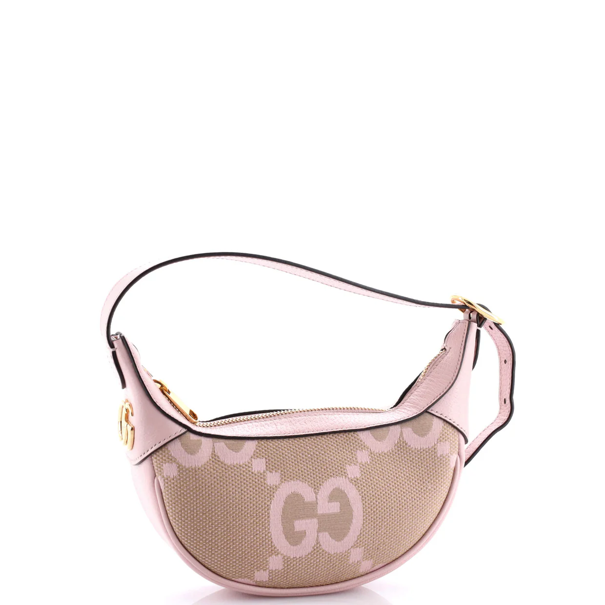 Ophidia Zip Hobo Jumbo GG Canvas with Leather Mini - Deep Luxury